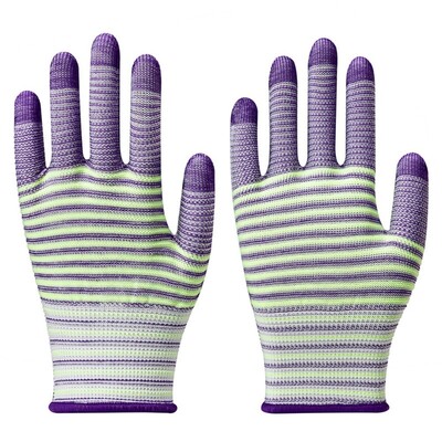 1 paar triibulisi kindaid nailonkindad libisemiskindlad kulumiskindlad töökindad Tööstuskindad Ohutustöökindad