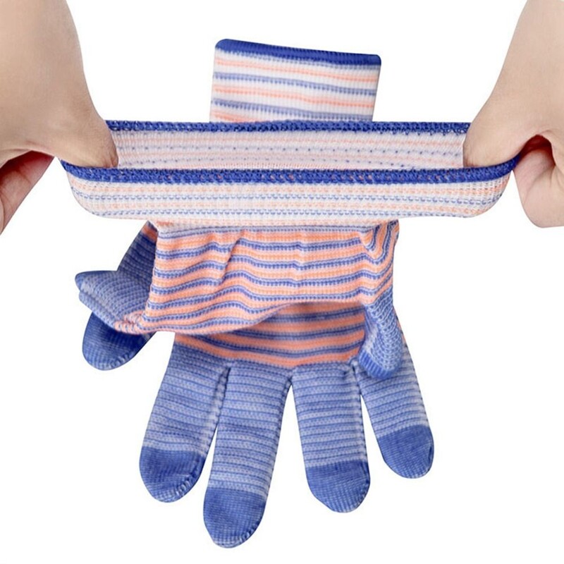 1 paar triibulisi kindaid nailonkindad libisemiskindlad kulumiskindlad töökindad Tööstuskindad Ohutustöökindad