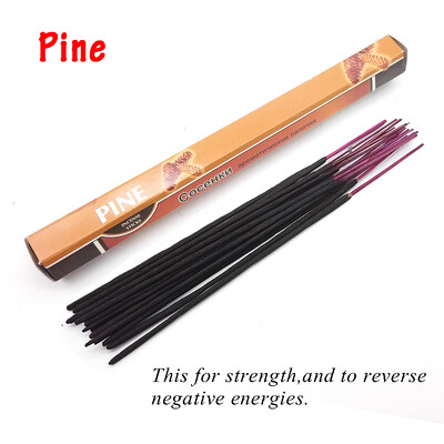 Mineraali 1 κουτί θυμίαμα ραβδί Λευκό φασκόμηλο με ινδική γεύση θυμιάματα για διαλογισμό κρεβατοκάμαρας στο σπίτι Γιόγκα Άρωμα άρωμα φρέσκου αέρα