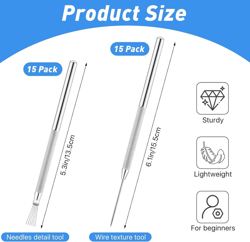 6 vnt aliuminio lydinio polimero molio įrankiai keramikos keramikos skulptūros įrankiai raižybos juostos vielos galo kilpa molio įrankių rinkinys detalei