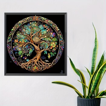 DIY Full Drill 5D Diamond Painting Sale Tree Of Life Κέντημα Σταυροβελονιά Κιτ Μωσαϊκό Τέχνη Rhinestone Διακοσμήσεις σπιτιού Χειροποίητα