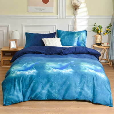 Черно-бял комплект спално бельо за двойно легло sabanas cama matrimonial Queen/King Comforter Sets Единична завивка с калъфка за възглавница