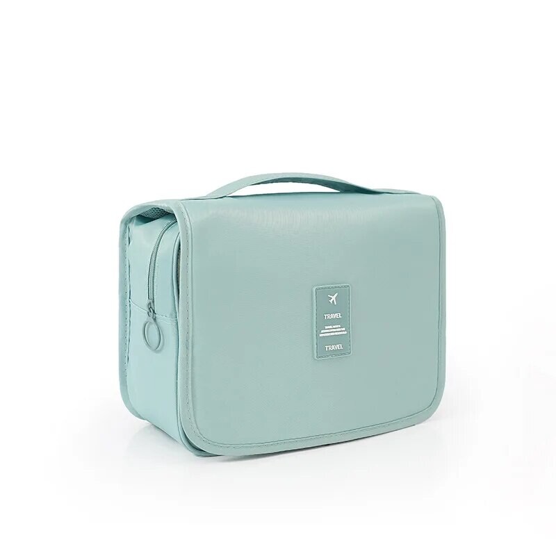 Kaasaskantav reisi tualett-tarvete kott, veekindel rippuv hoiukott, võrktaskud, konksuga kosmeetikakott, reisitarvikud, meigikotid