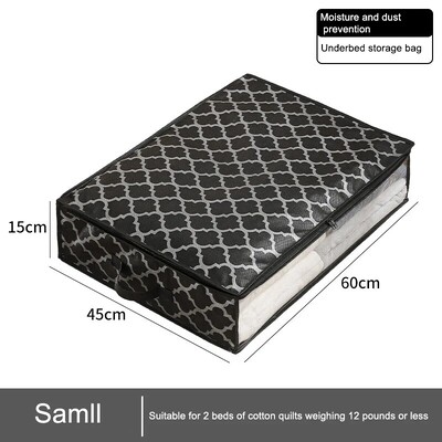 1 vnt Houndstooth antklodės drabužių laikymo krepšys Didelės talpos sulankstomas dulkėms atsparus žaislų krepšys, drėgmei atsparus dulkėms nepralaidus organizatorius