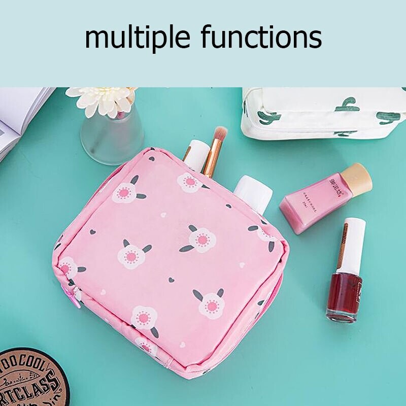 Hügieenisidemete hoiukott Puuvillane riie Kaasaskantav hügieenisidemete padjad Säilituskotid Naiselik menstruatsioon