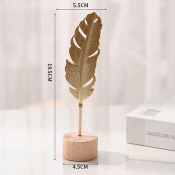 1Pc Golden Monstera Deliciosa Μεταλλικά Μοντέλα Φιγούρια Εγχειρίδιο Επιτραπέζιου Χειροτεχνίας Στολίδια Φωτογραφικά στηρίγματα Αγάλματα Γλυπτά Διακόσμηση σπιτιού