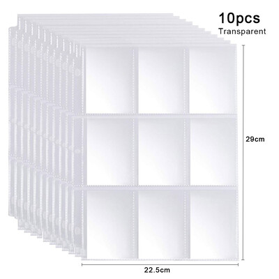 A4 Kpop Photocard Binder Sheets Множество джобове Калъф PP Без киселини 4x6 Фотоалбум Зареждане на страници Картичка Печат Щампа за съхранение на бижута