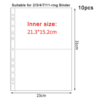 A4 Kpop Photocard Binder Sheets Множество джобове Калъф PP Без киселини 4x6 Фотоалбум Зареждане на страници Картичка Печат Щампа за съхранение на бижута