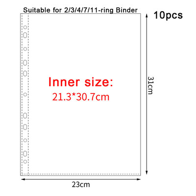 A4 Kpop Photocard Binder Sheets Множество джобове Калъф PP Без киселини 4x6 Фотоалбум Зареждане на страници Картичка Печат Щампа за съхранение на бижута