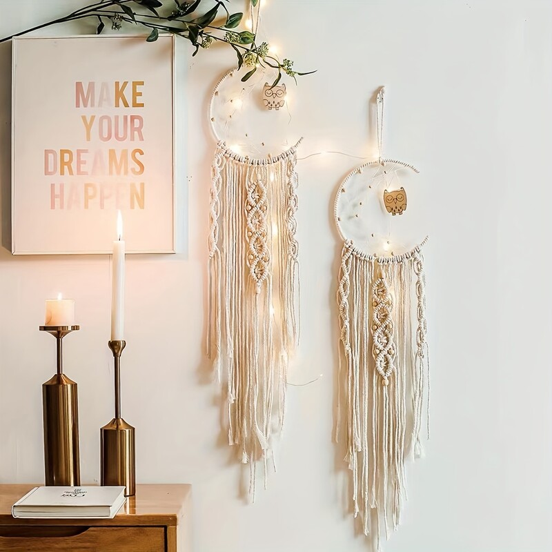 Põhjamaade tuttvaibad voodi ääres veranda kunst Rippkaunistus Boheemlaste elutoa gobelään Dreamcatcher Seni seeria sisekujundus