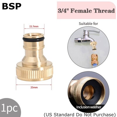 1/2" 3/4" 1" Γρήγορη σύνδεση με βρύση Προσαρμογέας σύζευξης άρδευσης κήπου Προσαρμογέας επισκευής σωλήνων χάλκινου σωλήνα στάγδην Εξαρτήματα Εργαλείο ποτίσματος