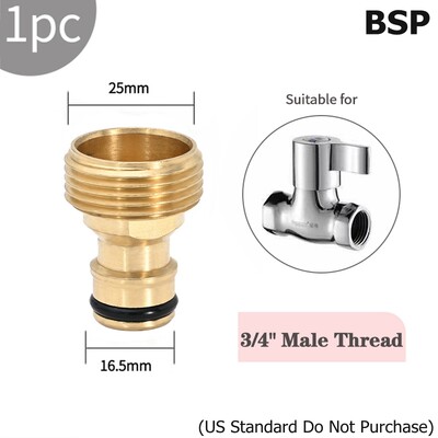 1/2" 3/4" 1" Γρήγορη σύνδεση με βρύση Προσαρμογέας σύζευξης άρδευσης κήπου Προσαρμογέας επισκευής σωλήνων χάλκινου σωλήνα στάγδην Εξαρτήματα Εργαλείο ποτίσματος