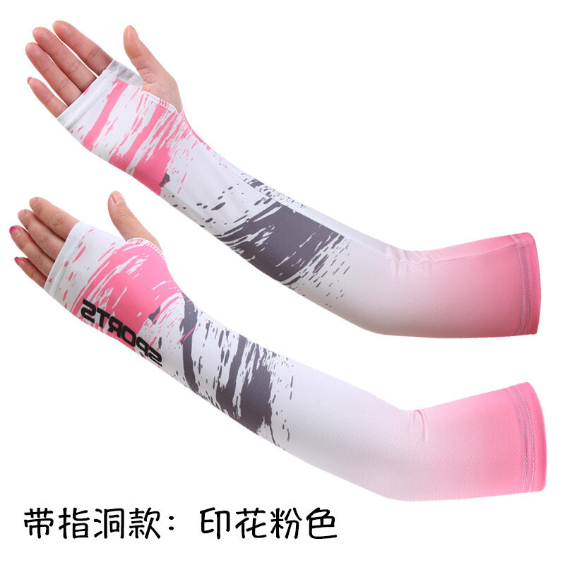 Õhukesed välispordi päikesekaitsekreem jääsiidist varrukad meestele ja naistele sõitmiseks ja sõitmiseks hingav UV-vastane kätekaitse meeste suvi