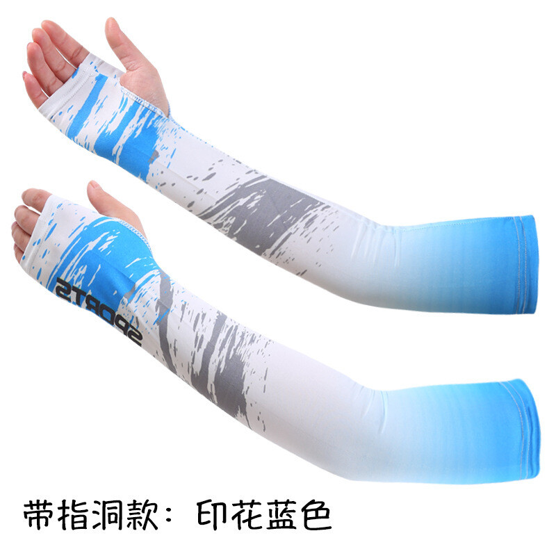 Õhukesed välispordi päikesekaitsekreem jääsiidist varrukad meestele ja naistele sõitmiseks ja sõitmiseks hingav UV-vastane kätekaitse meeste suvi