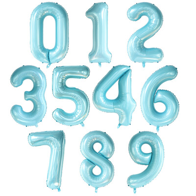 40 ιντσών Big Foil Helium Number Balloon 0-9 Happy Birthday Wedding Party Στολισμοί Baby Shower Μεγάλες φιγούρες Air Globos Supplies