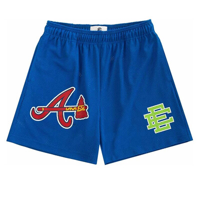 2024 m. naujoji vasara Eric Emanuel EE Basic tinkliniai šortai Klasikiniai gėlėmis marginti gimnastikos šortai Vyriški sporto salės krepšinio sportiniai laisvalaikio šortai