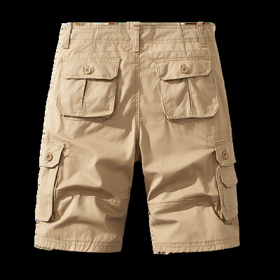 Мъжки къси панталони Памучни карго шорти Тактически бричове Ежедневни спортни мъжки туризъм Риболов Улично облекло