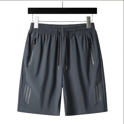 Καλοκαιρινό ανδρικό σορτς χαλαρό αθλητικό χαλαρό σορτς μπάσκετ παραλίας Ice Silk Άνετο γυμναστήριο Κοντό παντελόνι ανδρικό σορτς για τρέξιμο