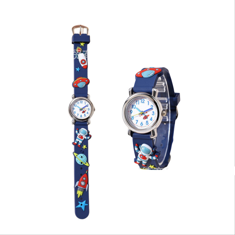 2024 доставка на нови момчета и детски часовници 3D изящни ученици от началното училище футбол баскетбол карикатура подаръци кварцов часовник безплатна доставка