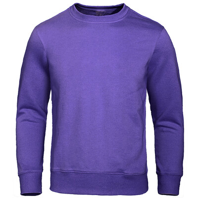 Нов извънгабаритен пуловер Едноцветни топли мъжки дрехи Мода Crewneck Hoody Ежедневен свободен суичър Oversize Street Sportswear