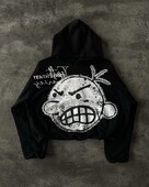 Streetwear Hoodie Y2k Hip Hop Graphic print Μεγάλο ανδρικό φούτερ με κουκούλα Νέο Punk Rock Gothic πουλόβερ Ρούχα με κουκούλα