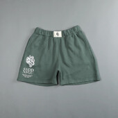 2024 летни мъжки нови къси панталони с вълча глава Fitness Gyms Shorts Running Cotton Short Pants Male Jogger Workout Brand спортни шорти