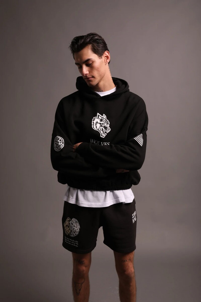 2024 летни мъжки нови къси панталони с вълча глава Fitness Gyms Shorts Running Cotton Short Pants Male Jogger Workout Brand спортни шорти