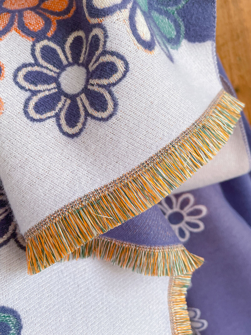 2023 uus naiste lill Kašmiir sall Luksuslik bränd Talvine paks soe sall pikkade narmastega sall Moodne Pashmina tekk