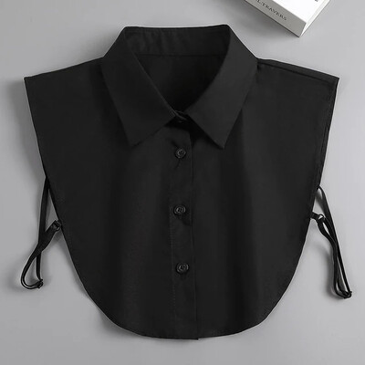 Fashion 2023 ees lips valge võltskrae naistele seisev eemaldatav kaelarihm võlts tüdrukute vintage pits naiste vale pluus krae