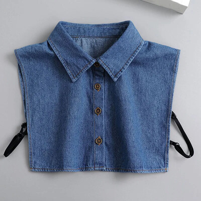 Fashion 2023 ees lips valge võltskrae naistele seisev eemaldatav kaelarihm võlts tüdrukute vintage pits naiste vale pluus krae