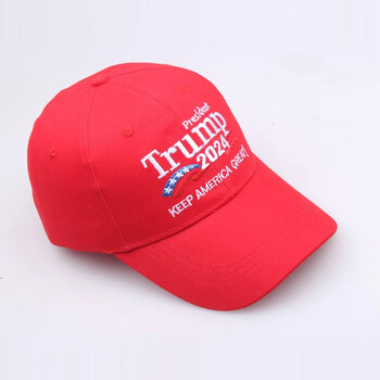 Нова републиканска бродирана шапка Make America Great Again Trump Baseball Cap 2024 на едро