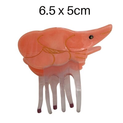 Дамски нокът с голяма коса Серия от морска биология Shark Hair Claw Щипка за коса Модерна шапка с животни Шапки Летни аксесоари за коса