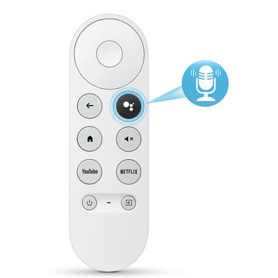 Резервно гласово дистанционно управление, съвместимо с Google Chromecast 4K Snow Smart TV Streaming Stick Remote G9N9N