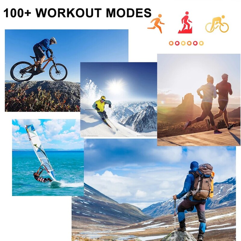 Yeasmaie nutikell välistingimustes kasutatav sõjaväeline nutikell meeste Bluetooth-kõne nutikell 100+ spordirežiimide treeningkell Androidi iOS-i jaoks