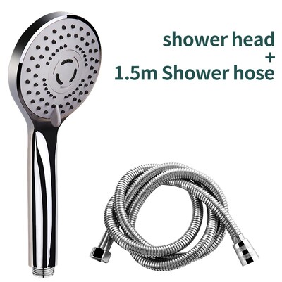 Vonios slėginio rankinio dušo paketo priedai Dušo antgalis Didelė vandens išeiga 5 modeliai Universalus pritaikymas Taupykite vandenį