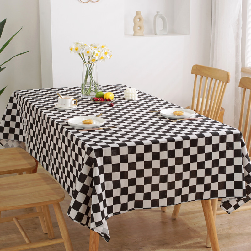 Lexuanxiu puuvillane ja linane laudlina hulgimüük Põhjamaade ins tuul päevalilletrükiga laudlina ristkülikukujuline laudlina