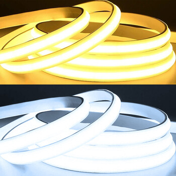 1M-30M 220V COB LED Φωτιστικό λωρίδας Αδιάβροχο COB LED Tape EU Power Plug Ευέλικτη λάμπα κορδέλας για διακόσμηση υπαίθριων χώρων κουζίνας υπνοδωματίου