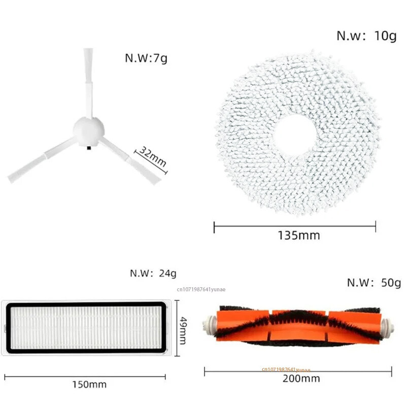 Dulkių maišelis, skirtas XIAOMl Mijia Omni 1S B101CN B116 Robot X10+, skirtas Dreame L10s L20 Ultra S10 S10 ProAccessories Robot Vacuum Spare