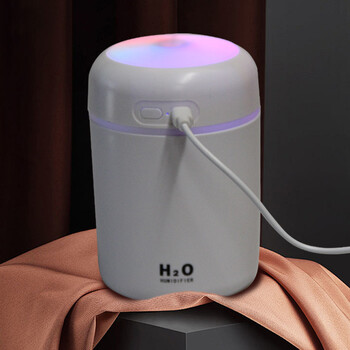 USB Vehicle Ultrasonic Air Humidifier Mini Mute Desktop Diffuser Essential Oil Φορητός διαχύτης αρωμάτων με πολύχρωμα φώτα LED