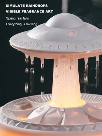 2025 Ufo Air Humidifier Ultrasonic Aromatherapy Diffusers Mist Maker Fragrance Essential Oil Aroma Difusor Τηλεχειριστήριο