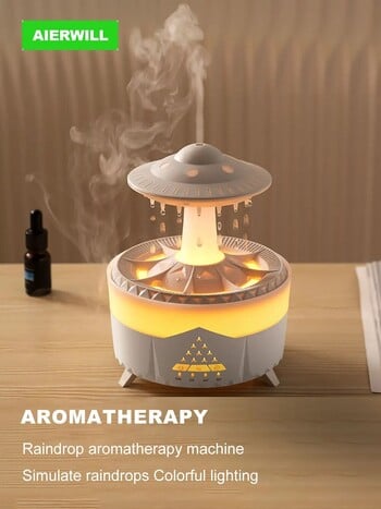 2025 Ufo Air Humidifier Ultrasonic Aromatherapy Diffusers Mist Maker Fragrance Essential Oil Aroma Difusor Τηλεχειριστήριο