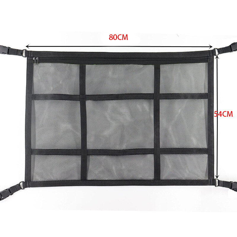 Τσάντα οροφής αυτοκινήτου Εσωτερικό δίχτυ φορτίου Αναπνεύσιμο διχτυωτό σάκο αυτόματη αποθήκευση Τακτοποίηση εσωτερικών αξεσουάρ Οροφή αυτοκινήτου Τσέπη με δίχτυ αποθήκευσης