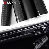 5D 6D anglies pluošto vinilo automobilių lipdukai Vinilo plėvelės lakšto lipdukas nuo įbrėžimų apsauginė juosta vandeniui atspari plėvelė Automobilių priedai
