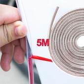 5M прозрачни ръбове на вратата на автомобила PVC ленти за защита от надраскване Автомобилна уплътнителна лента против сблъсък Прозрачна лента на вратата против надраскване