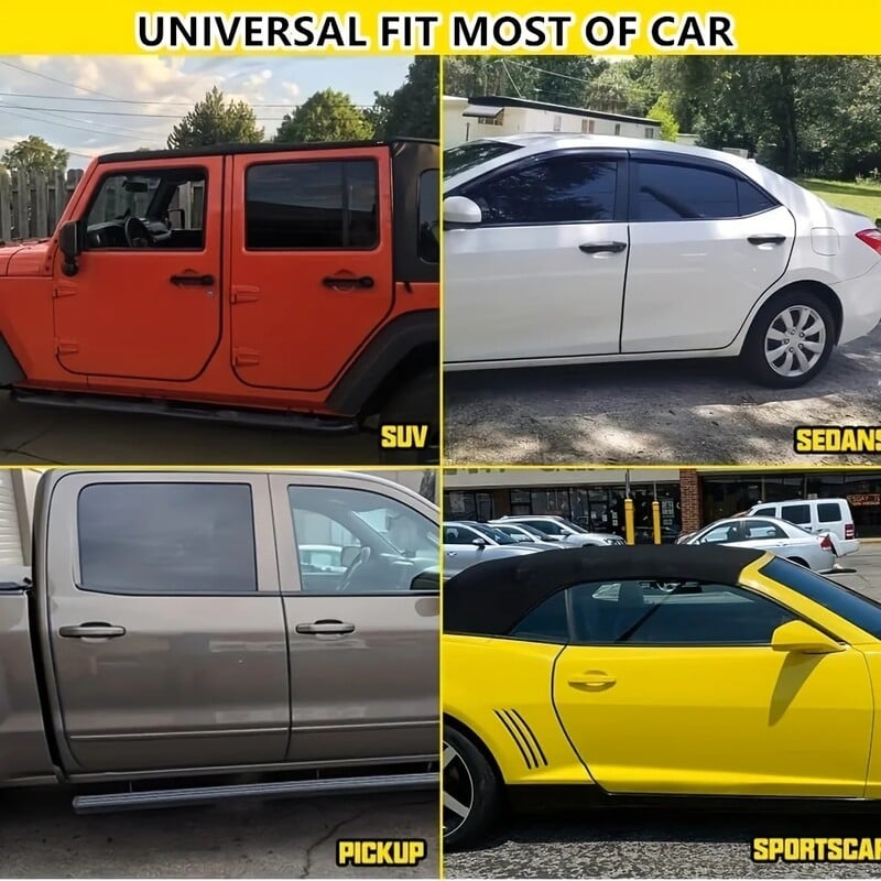 5M skaidrios automobilio durelių krašto PVC apsauginės juostos nuo įbrėžimų