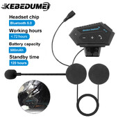 Cască de motocicletă Bluetooth Căști Căști fără fir pentru motociclete Mâini libere Căști stereo Difuzor Reducere zgomot cu microfon