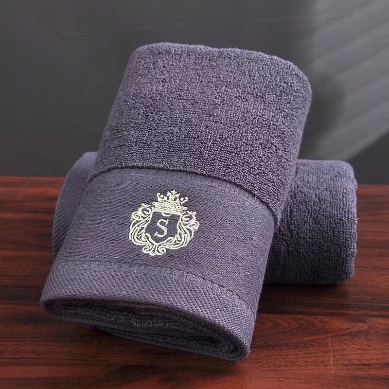 35×75cm 100% bumbac prosop de față pentru adulți pentru copii, brodat manual de lux, prosop de baie pentru față