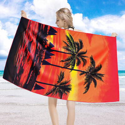 Mikrokiust rannarätikud Kiirelt kuivav rätik ujumisrätik Super pehme kompaktne tekk, imav rätik telkimiseks, spordiks, rannas, jõusaalis