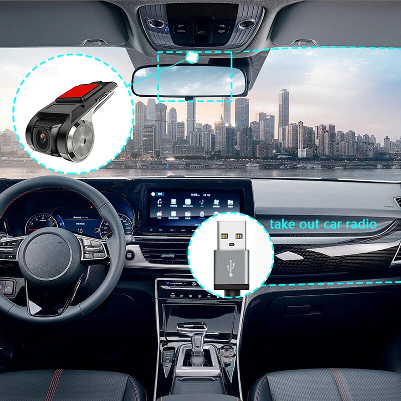 Auto Android Navigator USB HD sõidusalvesti meedia kaasas ADASi sõiduabi funktsiooni Auto