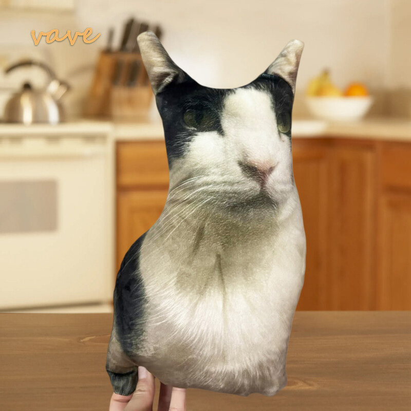 Foto Kohandatud kujuga padjapüür DIY lemmiklooma padi Mänguasjad Nukud Täidisega Loom Koer Kass Pilt Padja Kohandamine Diivan Autopadi